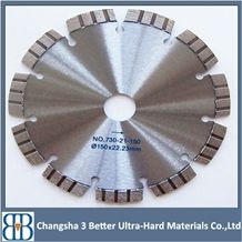 Laser Welding Segment Diamond Saw Blade for Cutting Natural Stones