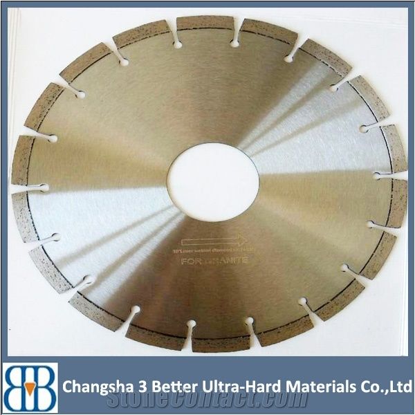 Laser Welding Segment Diamond Saw Blade for Cutting Natural Stones