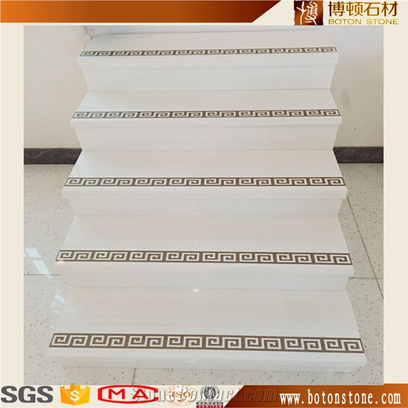 White Nano/Micro Crystal Glass Stone Slabs & Tiles