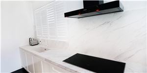 Calacatta Carrara Marble Kitchen Bench Tops