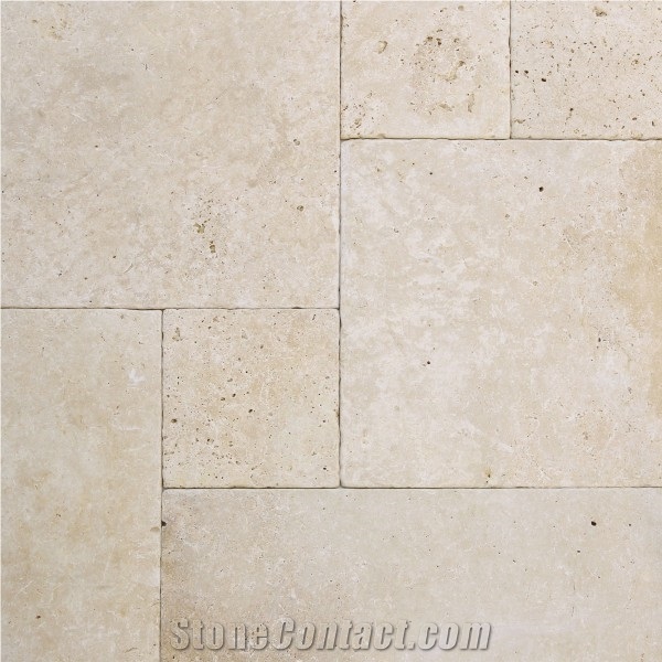 Classic Light Travertine French Pattern