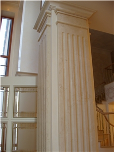 Crema Avorio Marble Column