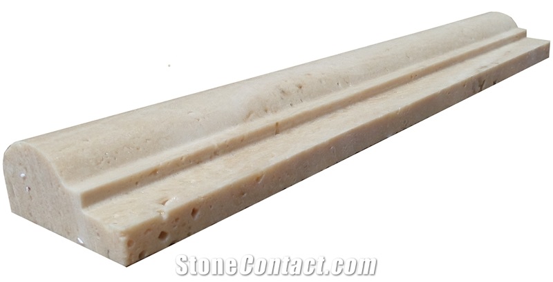 Classic Light Travertine Ogee Molding 1 1020