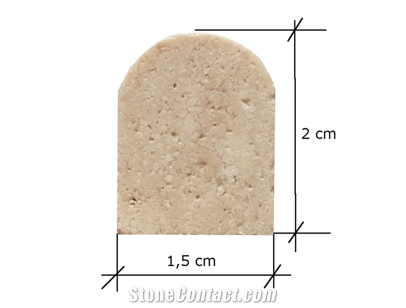 Classic Light Travertine Pencil Linear 1010