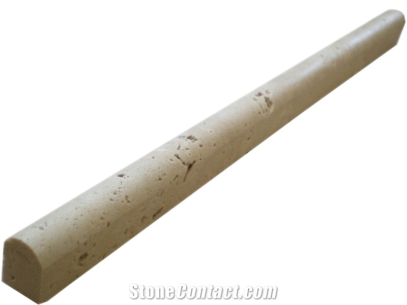 Classic Light Travertine Pencil Linear 1010