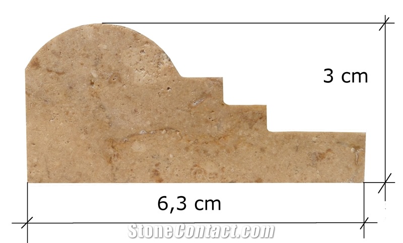 Classic Travertine Ogee 2 Moldings 1030