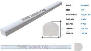 Travertine Bullnose Moldings 1011
