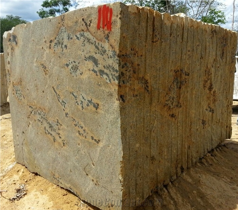 Bloco Granito Lapidus Gold Blocks, Yellow Granite Blocks