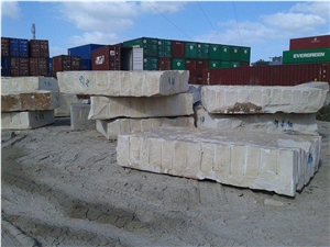 Thala Beige Limestone Blocks