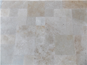 Classic Travertine Tiles, Versailles Pattern
