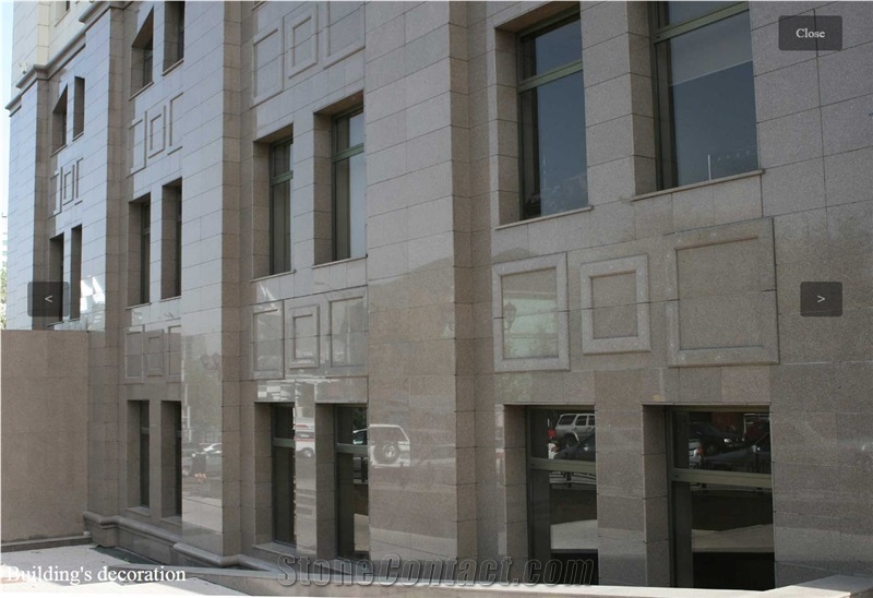 Kurty Brown Granite Facade, Building Ornaments