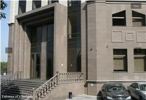 Kurty Brown Granite Facade, Building Ornaments