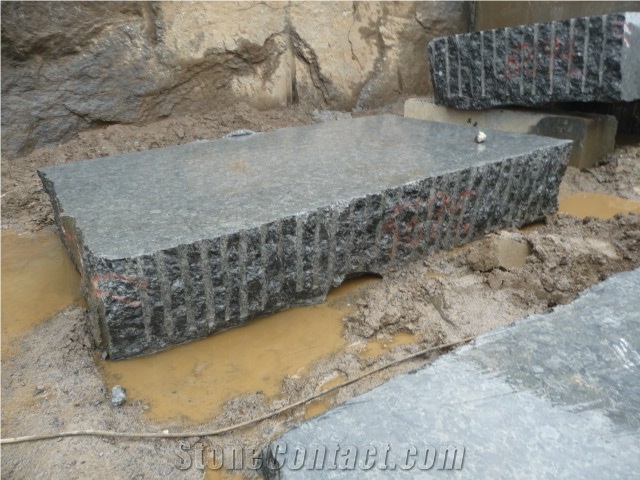 Blue Volga, Labradorite, Volga Blue Granite Block