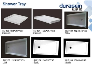 Acrylic Solid Surface Shower Tray Base