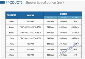 Lg Hi-Macs Samsung Staron Corian 100% Pure Acrylic Solid Surface