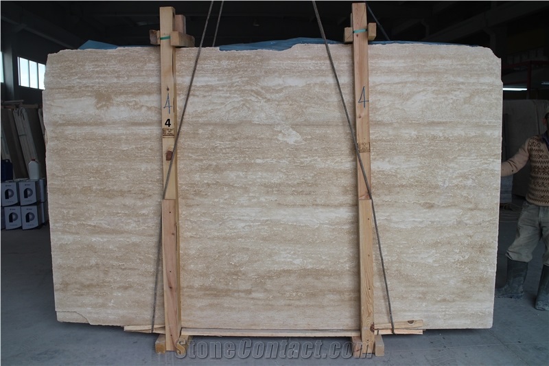 Veincut Travertine Slabs & Tiles, Beige Polished Travertine Flooring Tiles, Walling Tiles