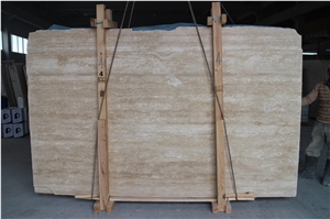 Veincut Travertine Slabs & Tiles, Beige Polished Travertine Flooring Tiles, Walling Tiles