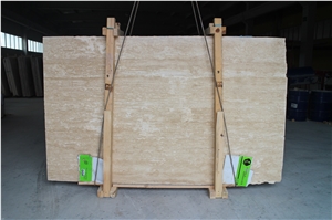Veincut Travertine Slabs & Tiles, Beige Polished Travertine Flooring Tiles, Walling Tiles