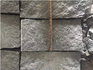 G654 Granite Cobble Stone/China Black Granite Cube Stone/Paving Sets/Garden Stepping Pavements