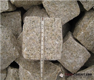 G682 Granite Cube Stone/Cubic Stone/Rusty Yellow Cubestone/Paving Set/G682 Walkway Pavers/Natural Stone Landscaping
