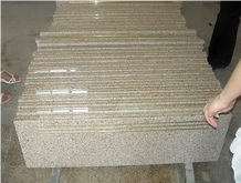 G682 Granite Stairs/G682 Stair Riser/Stair Threshold/Rusty Yellow Stair Treads/G682 Steps
