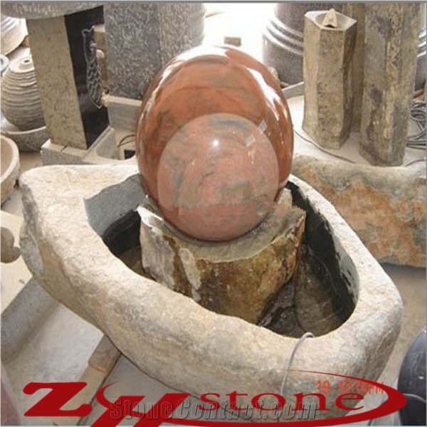 Cheap Granite G654 Floating Ball Fountains, Stone Graden Products Sculptured Fountains, Water Features