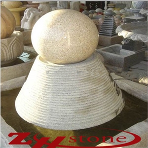 Cheap Granite G654 Floating Ball Fountains, Stone Graden Products Sculptured Fountains, Water Features