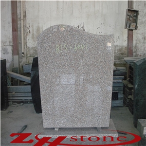 Luna Pearl Granite,Violet Granite G664 Single Tombstone & Monument Design , Western Style Tombstones & Monumnets, Headstones