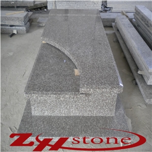 Luna Pearl Granite,Violet Granite G664 Single Tombstone & Monument Design , Western Style Tombstones & Monumnets, Headstones