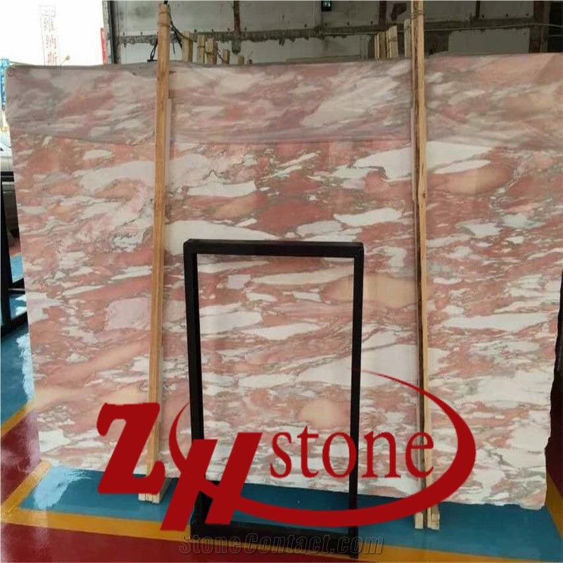 Own Factory Good Quality Rosso Marfilia Marble Tiles & Slabs/ Marble Wall Covering Tiles/ Marble Floor Covering Tiles