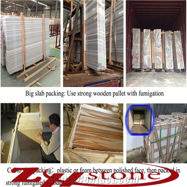 Silver Mink Marble Walling Tiles , Polished Silver Ermine Marble Tile & Slab 3d Wall Panels Stone