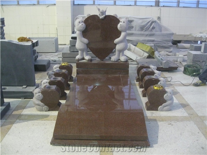 Red Granite Tombstone,Granite Memorial,Granite Mounment,Children Granite Tombstone,Child Tombstone,Headstone,Poland Tombstone,Euro Tombstone,Child Granite