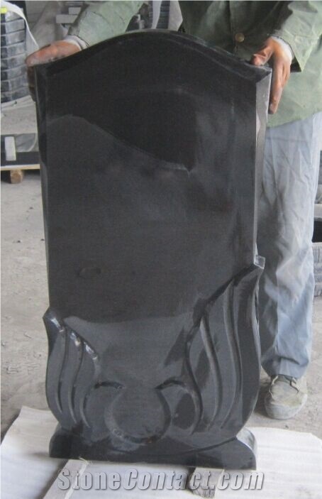 Shanxi Black Granite Tombstone,Granite Memorial,Granite Mounment,Absolute Black Memorial,Granite Headstone,China Black Granite Tombstone,Headstone