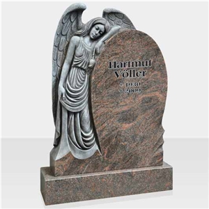 Tan Brown Granite Tombstone,Granite Memorial,Granite Mounment,Granite Headstone,Cheap Granite Tombstone,Headstone,Euro Tombstone,Angel Tombstone,Heart Mounment