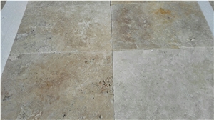 3cm Thick Multicolor Travertine Pattern Set Ready Stock, Beige Travertine Tiles & Slabs, Floor Covering Tiles