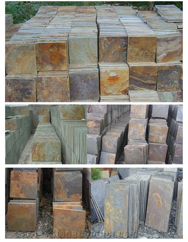 Lc Black Slate Tiles & Slabs