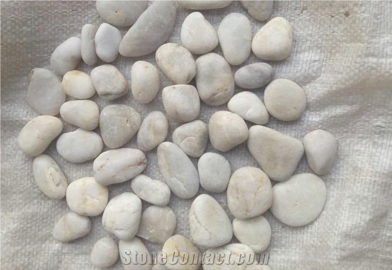 Wooden Grain Polished No Waxing Pebbles, Hot Pebble Driveway Design, Cheap Wood Vein Pebble Stone