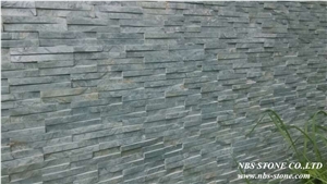 Green Slate Cultured Stone,Very Cheap Stone Stacked Stone for Wall Panel