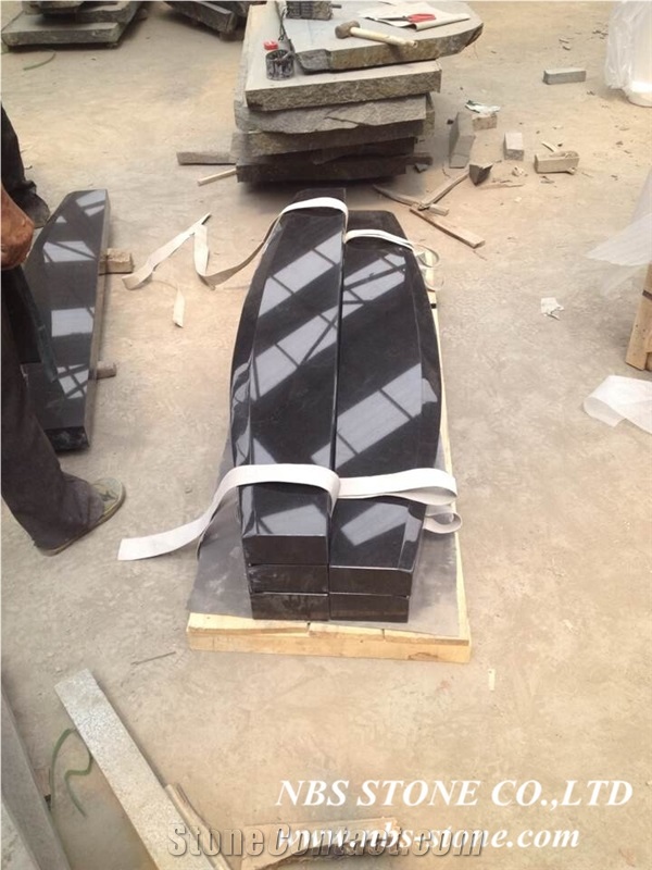 Shanxi Black Granite Tombstone