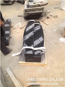 Shanxi Black Granite Tombstone