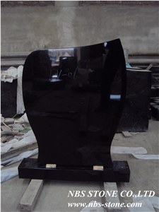 Shanxi Black Granite Tombstone