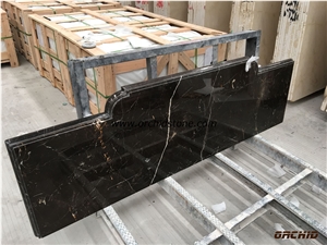 Chinese St.Laurent Brown Marble Basin Top Bath Top Chinese St.Laurent Brown Marble Basin Top Bath Top
