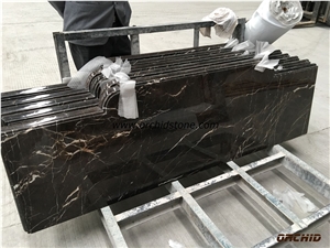 Chinese St.Laurent Brown Marble Island Tops Kitchen Countertops