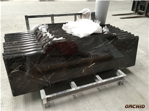 Chinese St.Laurent Brown Marble Kitchen Top Kitchen Countertop