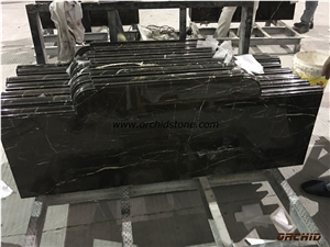 Chinese St.Laurent Brown Marble Washing Top Vanity Tops Chinese St.Laurent Brown Marble Washing Top Vanity Tops