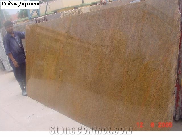 Yellow Indian Granite Tiles & Slabs, Polished Granite Floor Tiles, Wall Covering Tiles