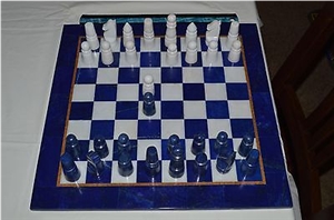 Blue Stone Lapiz Chess, Chess Board