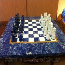 Blue Stone Lapiz Chess, Chess Board