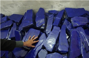 Lapis Lazuli, Blue Quartz Boulders
