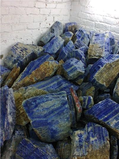Lapis Lazuli, Blue Quartz Boulders